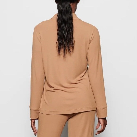 Skims Sienna Size 3X Soft Lounge Sleep Pajama Shirt Button Down Long Sleeve Top - Picture 12 of 12